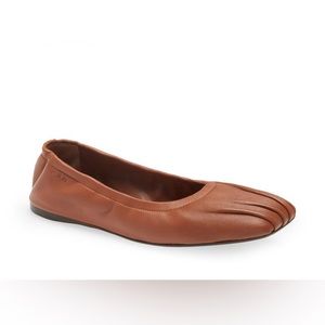 FRAME ballet slipper shoes. SZ. 39. Orig box, duster bag & inserts.clrTobacco.